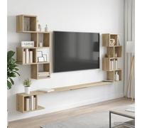 VidaXL Wall-Mounted TV Shelf Sonoma Oak 160 X 15 X 94 Cm