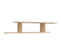 vidaXL Wall-Mounted TV Shelf Sonoma Oak 125x18x23 cm Engineered Wood