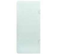 vidaXL Wall-mounted Urinal Privacy Screen/Divider/Plate 90x40cm Tempered Glass