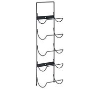 vidaXL Wall Mounted Wine Rack for 5 Bottles Wine Storage Cabinet Wall Mounted Dr