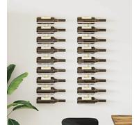 1/2x Wall-mounted Wine Rack Wine Holder Iron Multi Colours Multi Sizes vidaXL