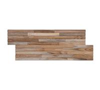 vidaXL Wall Panel 10 pcs Natural 55 x 20 x 2 cm