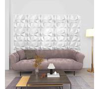 vidaXL Wall Panels 48 pcs Diamond White 50 x 50 cm XPS Foam
