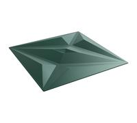 vidaXL Wall Panels Star 48 pcs Star Green 50 x 50 cm XPS Foam