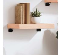 Vidaxl Wall Shelf 40X30X6 Cm Untreated Solid Wood Oak, Brown