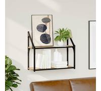 vidaXL Wall Shelf Artisan oak 60 x 21 x 51 cm Engineered Wood