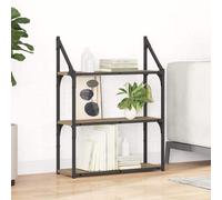 vidaXL Wall Shelf Artisan Oak 60 x 21 x 78.5 cm Engineered Wood, Modern Rectangular Wall Shelf, Durable Display Rack, Floating Shelves, Stylish Storage, Minimalist Home Organization Ideas