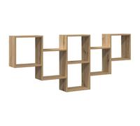 vidaXL Wall Shelf Artisian Oak 159x18x66 cm Engineered Wood