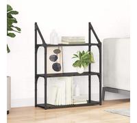 3-Tier Wall Shelf Floating Shelf Wall Mounted Shelf Engineered Wood vidaXL