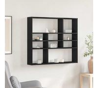 Wall Shelf Wall-Mounted Shelf Storage Display Rack Engineered Wood vidaXL