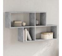 vidaXL Wall Shelf Concrete Grey 100x20x53 cm Engineered Wood