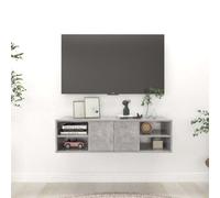 Vidaxl Wall Shelf Concrete Grey 102X30X29 Cm Engineered Wood