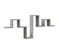 vidaXL Wall Shelf Concrete Grey 104.5x10x43 cm Engineered Wood