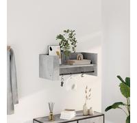 vidaXL Wall Shelf Concrete Grey 70.5x35x30.5 cm Engineered Wood