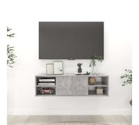 Vidaxl Wall Shelf Concrete Grey 102X30X29 Cm Engineered Wood