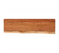 vidaXL Wall Shelf, Floating Shelf for Display, Wall Mounted Shelf for Living Room, Wall Rack Picture Ledge, Rectangular Solid Wood Acacia Live Edge