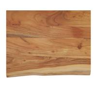 vidaXL Wall Shelf Floating Shelf Rack Rectangular Solid Wood Acacia Live Edge