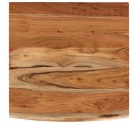 vidaXL Wall Shelf Floating Shelf Wall Rack Square Solid Wood Acacia Live Edge