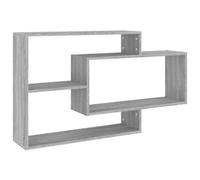 Vidaxl Wall Shelf Grey Sonoma 104X20X58.5 Cm Engineered Wood