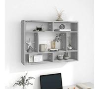 Vidaxl Wall Shelf Grey Sonoma 75X16X55 Cm Engineered Wood