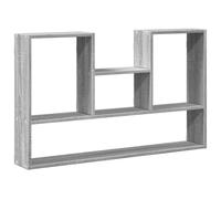Wall Shelf Grey Sonoma 99x15x60 cm Engineered Wood Floating Slim Modern Storage