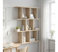 VidaXL Wall Shelf Sonoma Oak 102 X 20 X 96 Cm Engineered Wood