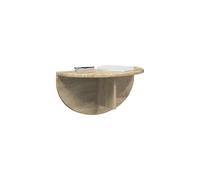 vidaXL Wall Shelf Sonoma Oak 48 x 24 x 24 cm Engineered Wood, Living Room, Rectangular, Modern, Durable, Comfortable Seating for Stylish Interior with