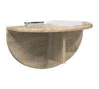vidaXL Wall Shelf Sonoma Oak 48 x 24 x 24 cm Engineered Wood, Living Room, Rectangular, Modern, Durable, Comfortable Seating for Stylish Interior with Functional Design and Versatile Appeal