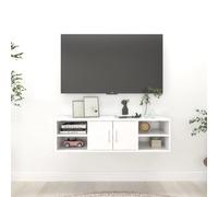 Vidaxl Wall Shelf White 102X30X29 Cm Engineered Wood, White