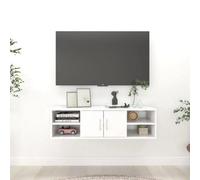 Vidaxl Wall Shelf White 102X30X29 Cm Engineered Wood