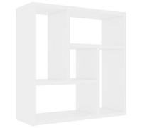 Vidaxl Wall Shelf White 45.1X16X45.1 Cm Engineered Wood