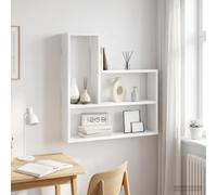 VidaXL Wall Shelf White 60 X 11 X 60 Cm Engineered Wood
