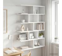 VidaXL Wall Shelf White 70 X 20 X 100 Cm Engineered Wood