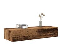 Vidaxl Wall Shelf With Drawers Old Wood 100X36X19 Cm Engineered Wood