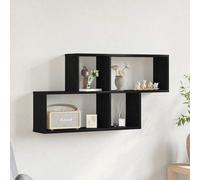 Wall Shelf Wall-Mounted Shelf Storage Display Rack Engineered Wood vidaXL