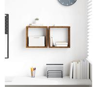 vidaXL Wall Shelf with Shelf Wall-mounted Old Wood Engineered Wood