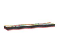 vidaXL Wall Shelves 2 pcs Multicolour 100 x 20 x 6 cm Solid Mango wood