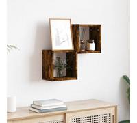 Wall Shelves with Shelf Wall-mounted Engineered Wood Display Home Decor vidaXL