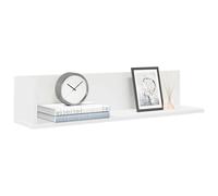 Wall Shelves 2pcs White 75x16.5x16.5cm Engineered Wood L-Shape Floating for Home