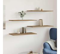vidaXL Wall Shelves 4 pcs Artisan Oak 60x30x1.5 cm Engineered Wood