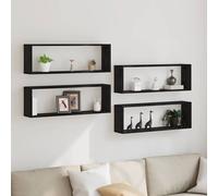 Wall Shelves with Shelf Wall-mounted Engineered Wood Display Home Decor vidaXL