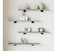 (grey sonoma, 60 x 10 x 1.5 cm) vidaXL Bookshelf Board Extra Shelf Replacement Panel DIY Board Engineered Wood