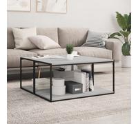 vidaXL Wall Shelves 4 pcs Grey Sonoma 80x40x1.5 cm Engineered Wood