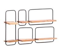 vidaXL Wall Shelves 5 pcs Solid Wood Acacia