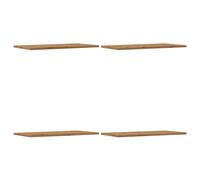 vidaXL Wall Shelves Storage Floating Shelf 4 pcs Artisan Oak Engineered Wood