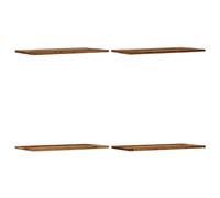 vidaXL Wall Shelves Storage Floating Shelf 4 pcs Old Wood Engineered Wood