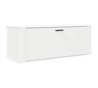 Vidaxl Wall Shoe Cabinet White 100X35X38 Cm Engineered Wood