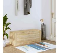 vidaXL Wall Shoe Cabinet Sonoma Oak 100x35x38 cm Engineered Wood UK HOT