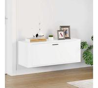 Vidaxl Wall Shoe Cabinet White 100X35X38 Cm Engineered Wood
