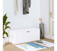 Wall Shoe Cabinet White 100x35x38 cm Engineered Wood